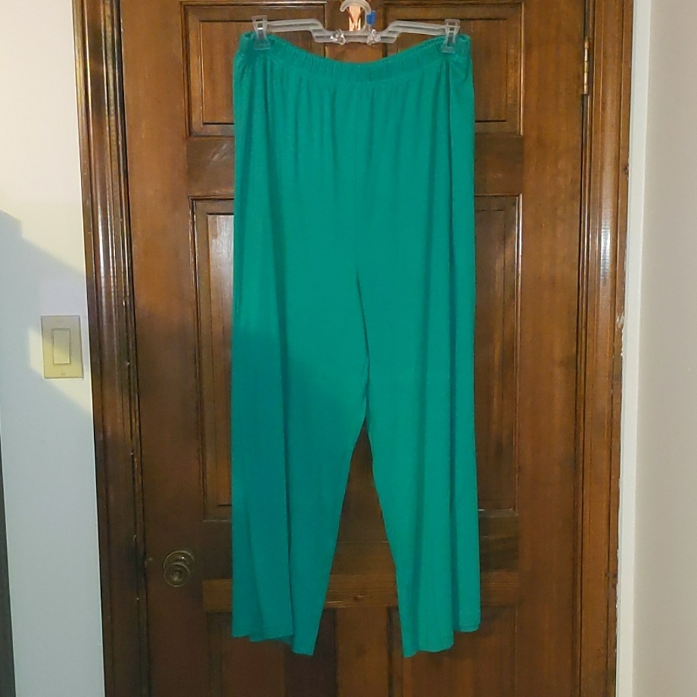 Only Necessities green palazzo pants